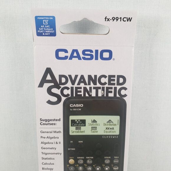 CASIO FX-991CW ClassWiz Scientific Calculator Math Algebra New Sealed in Box - Picture 2 of 10